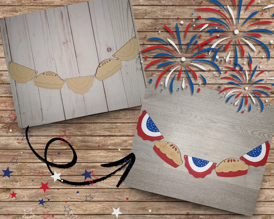 4th of July Bunting | #2638