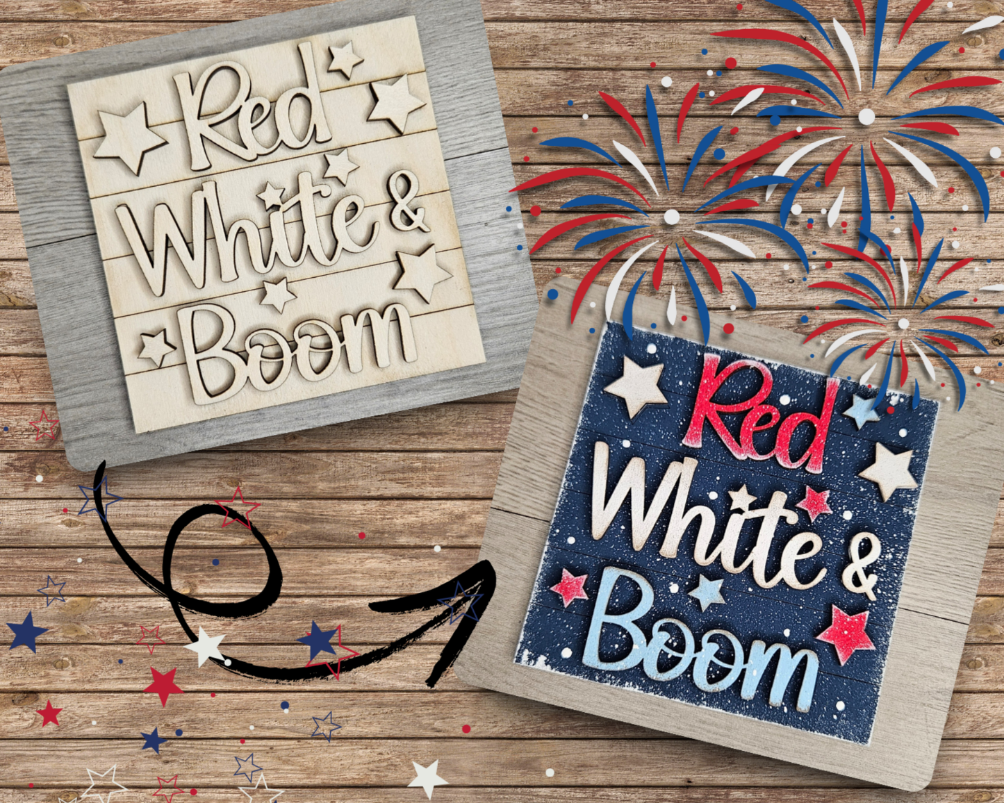 Red White Boom | #4899