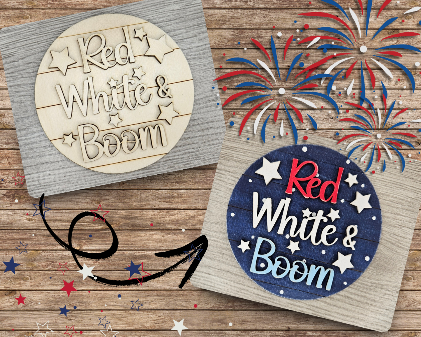Red White & Boom Round | #4233