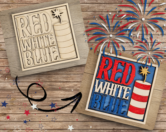 Red, White, Blue | #4171