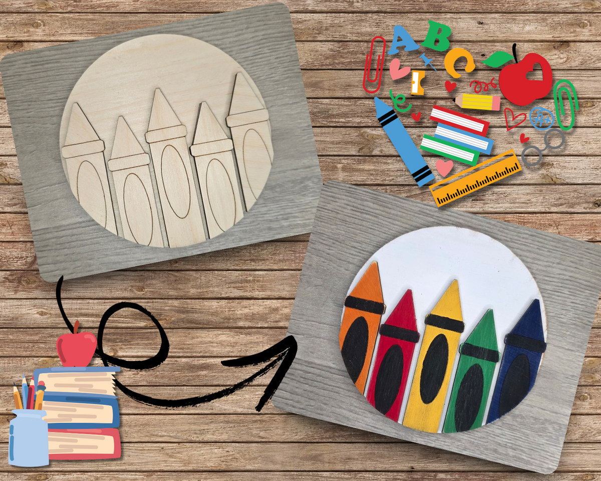 Crayon Round | #3016