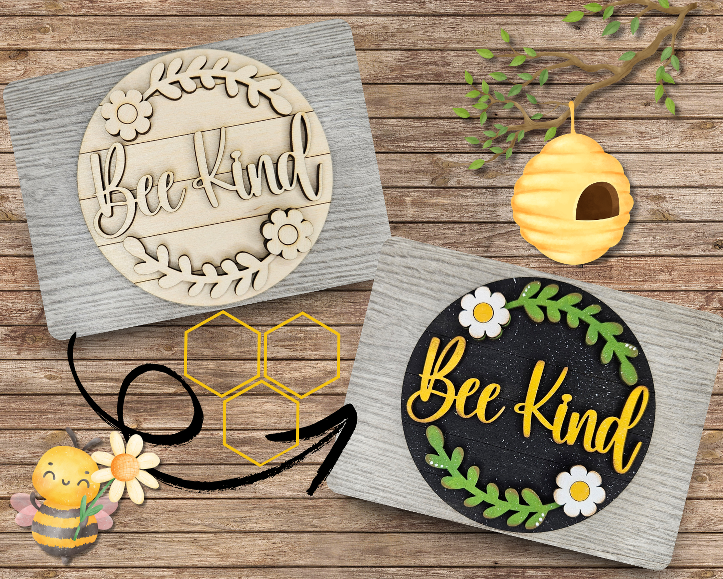 Bee Kind Sign | #4308