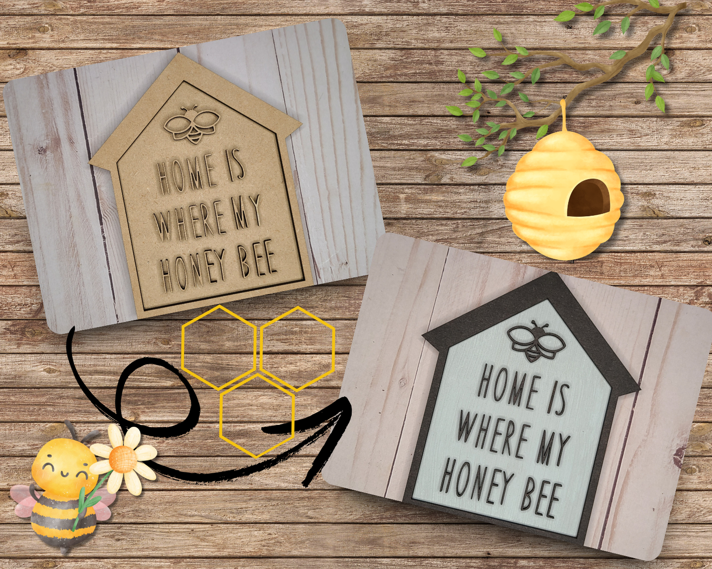 Home is where my Honey Bee | #2688