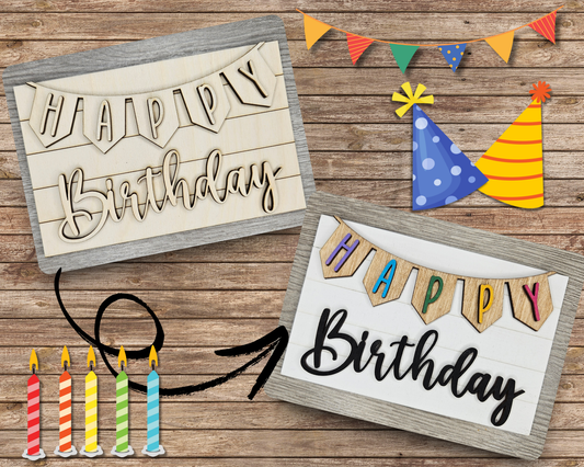 Happy Birthday Sign | #4206