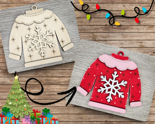 Ugly Sweater Ornament | #3811