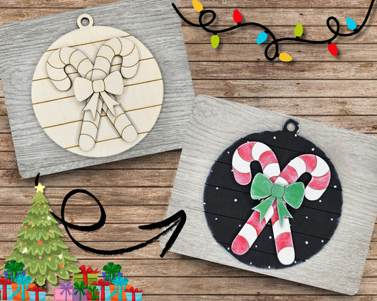 Candy Cane Christmas Ornament | #4109