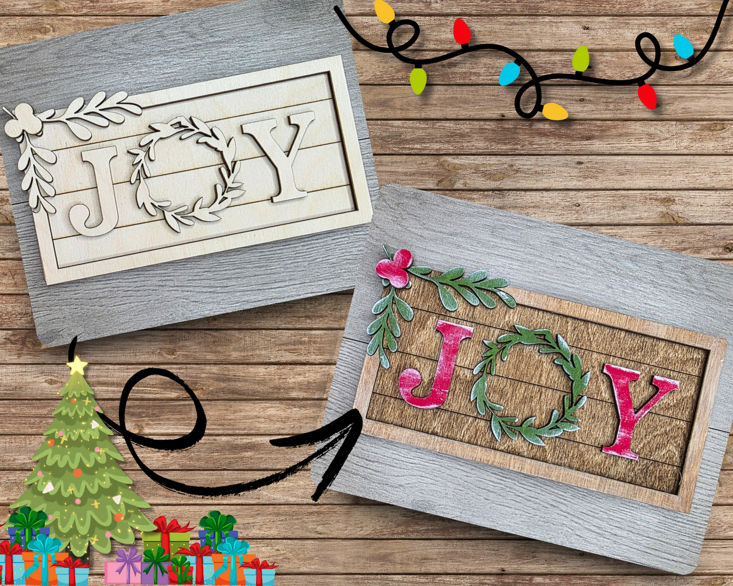 JOY Wreath | #5039