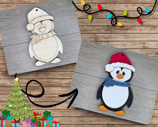 Penguin Christmas Ornament | #5079