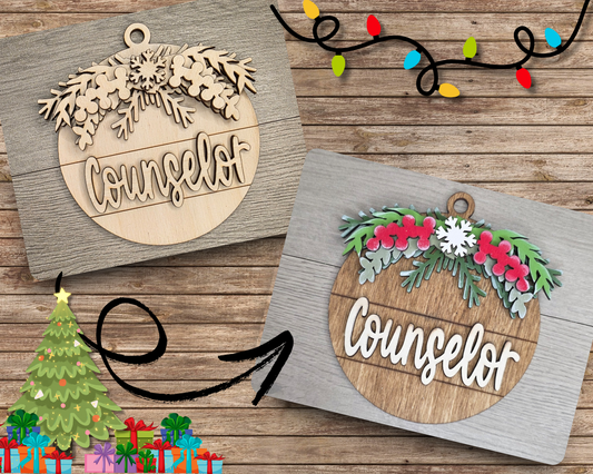 Names of Christ Ornament - COUNSELOR | #5148