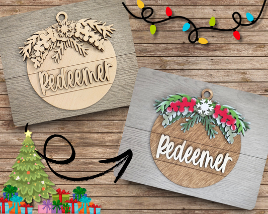 Names of Christ Ornament - REDEEMER | #5211