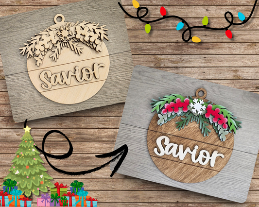 Names of Christ Ornament - SAVIOR | #5206