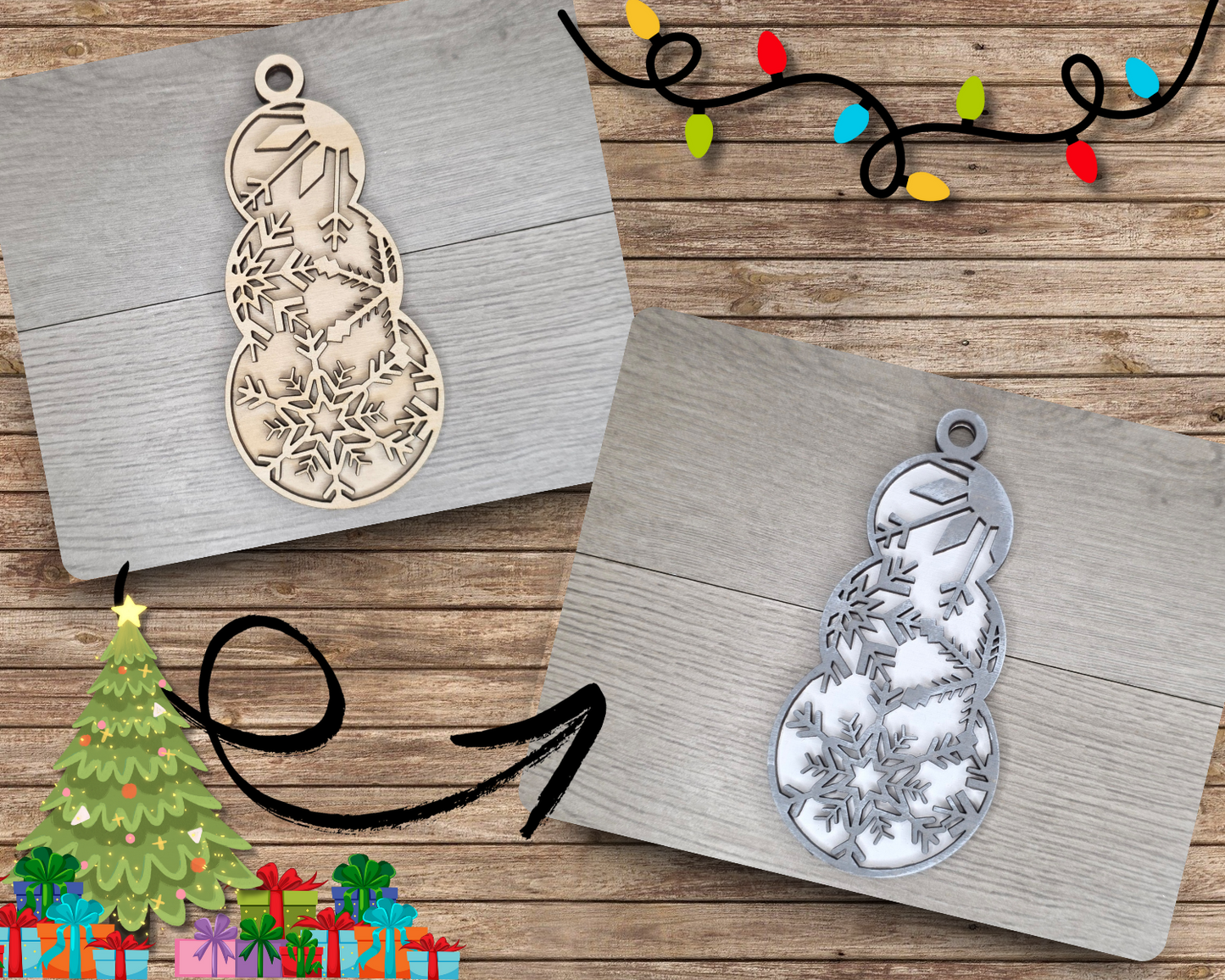 Snowman Ornament | #5221