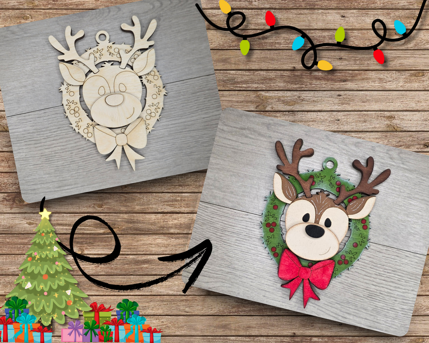 Reindeer Ornament | #5166