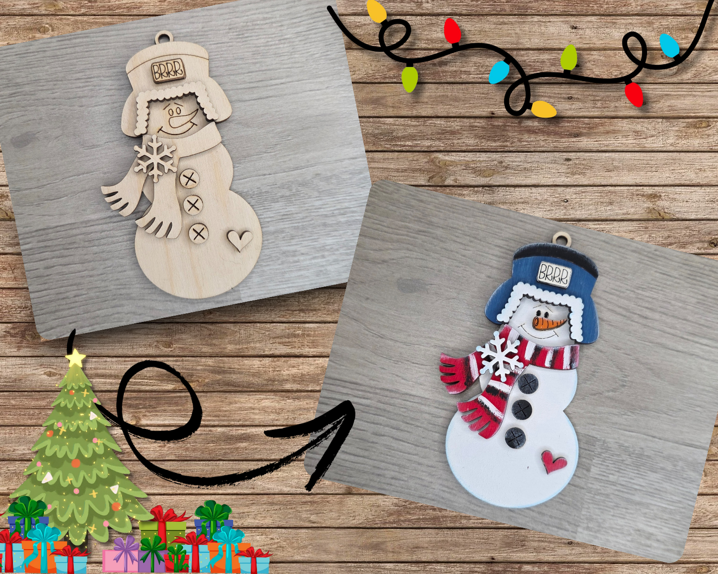 Snowman Ornament | #5228
