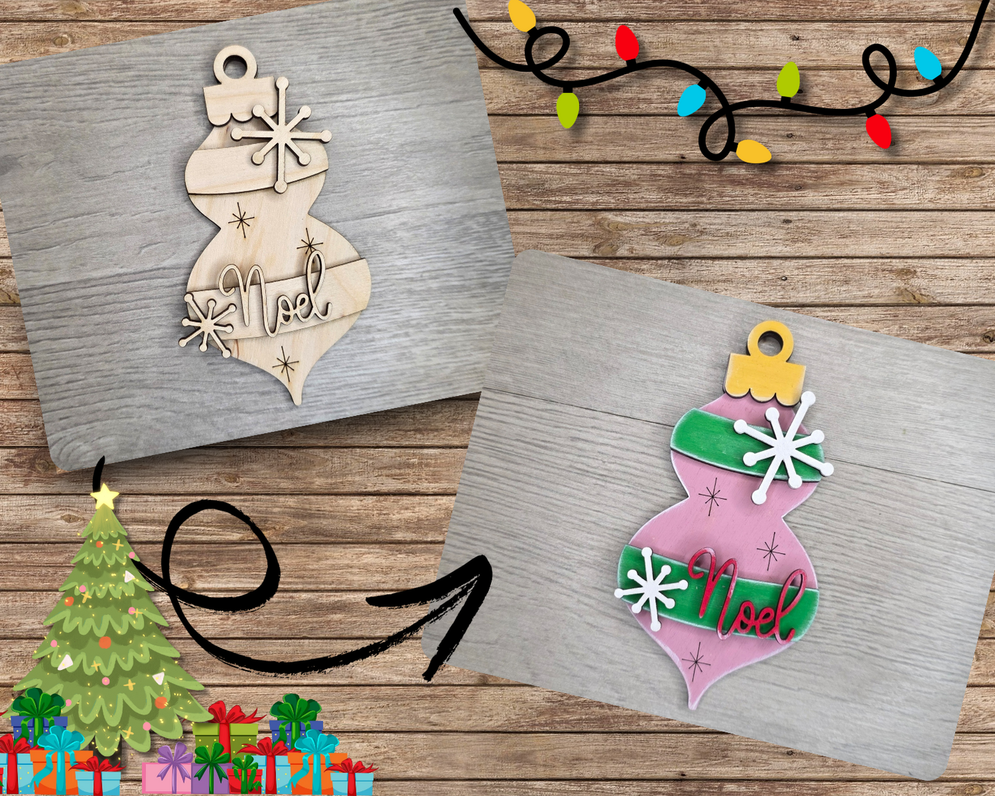 Noel Vintage Christmas Ornament  | #5332