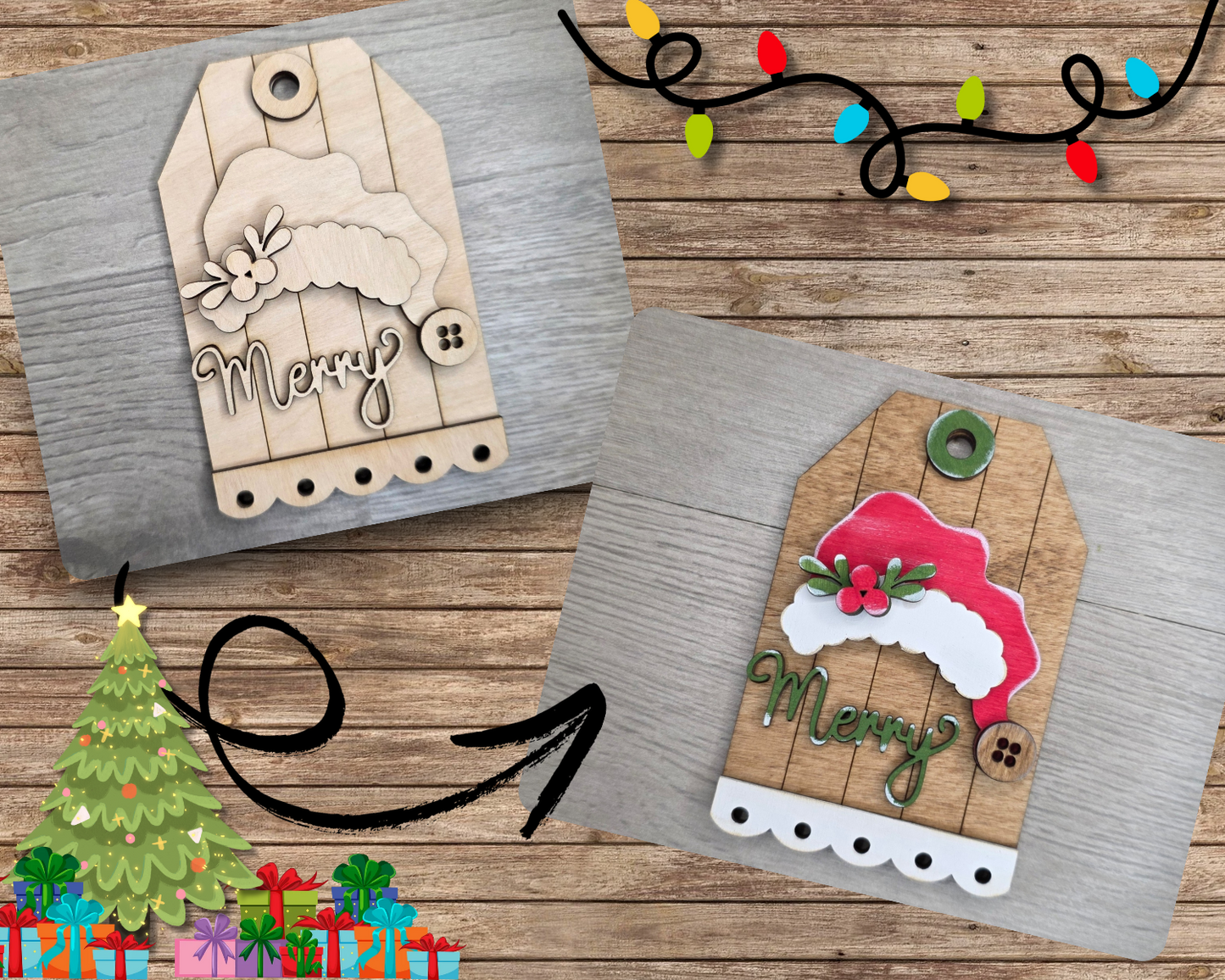 Merry Santa Tag | #5303