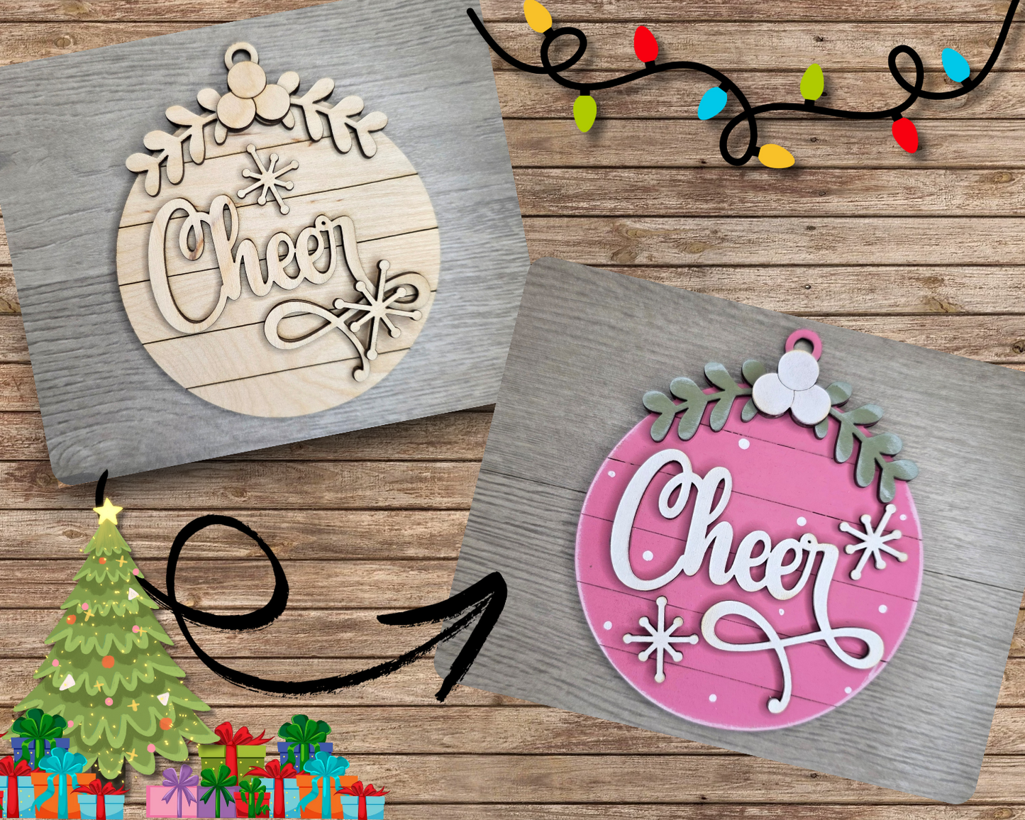 Cheer Christmas Ornament  | #5328
