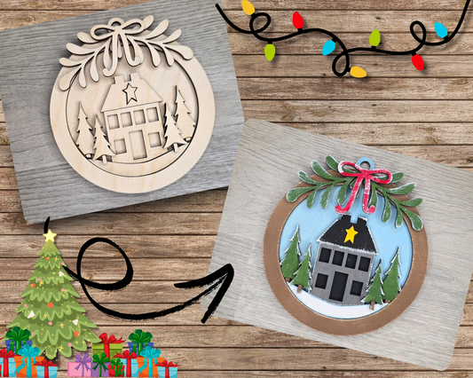 Primitive House Ornament | #5350