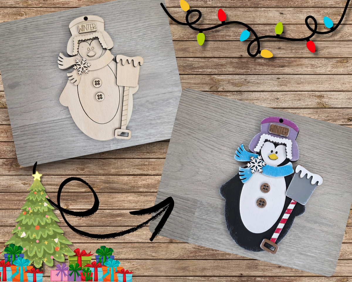 Penguin Christmas Ornament | #3018