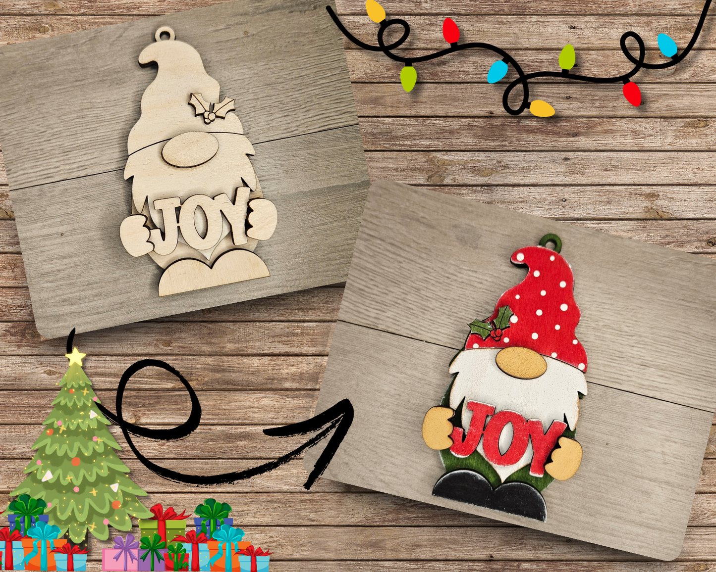 Gnome Ornament | #4448