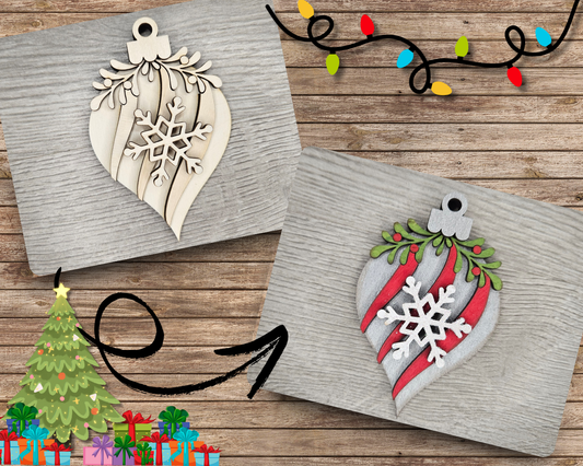 Fancy Christmas Ornament | #4460