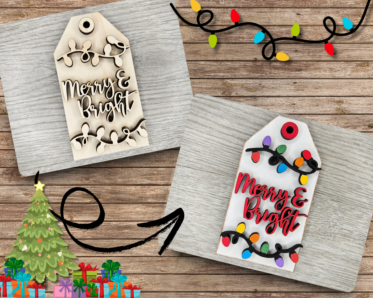 Merry & Bright Tag | #4114