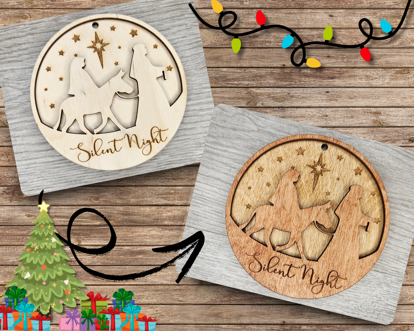 Silent Night Ornament | #4347