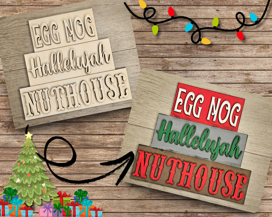 Christmas Vacation Word Stacker | #4663