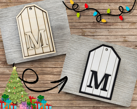 Custom Christmas Stocking Tag | #4042