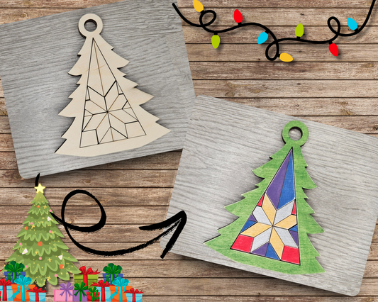 Christmas Tree Quilt Ornament | #4187