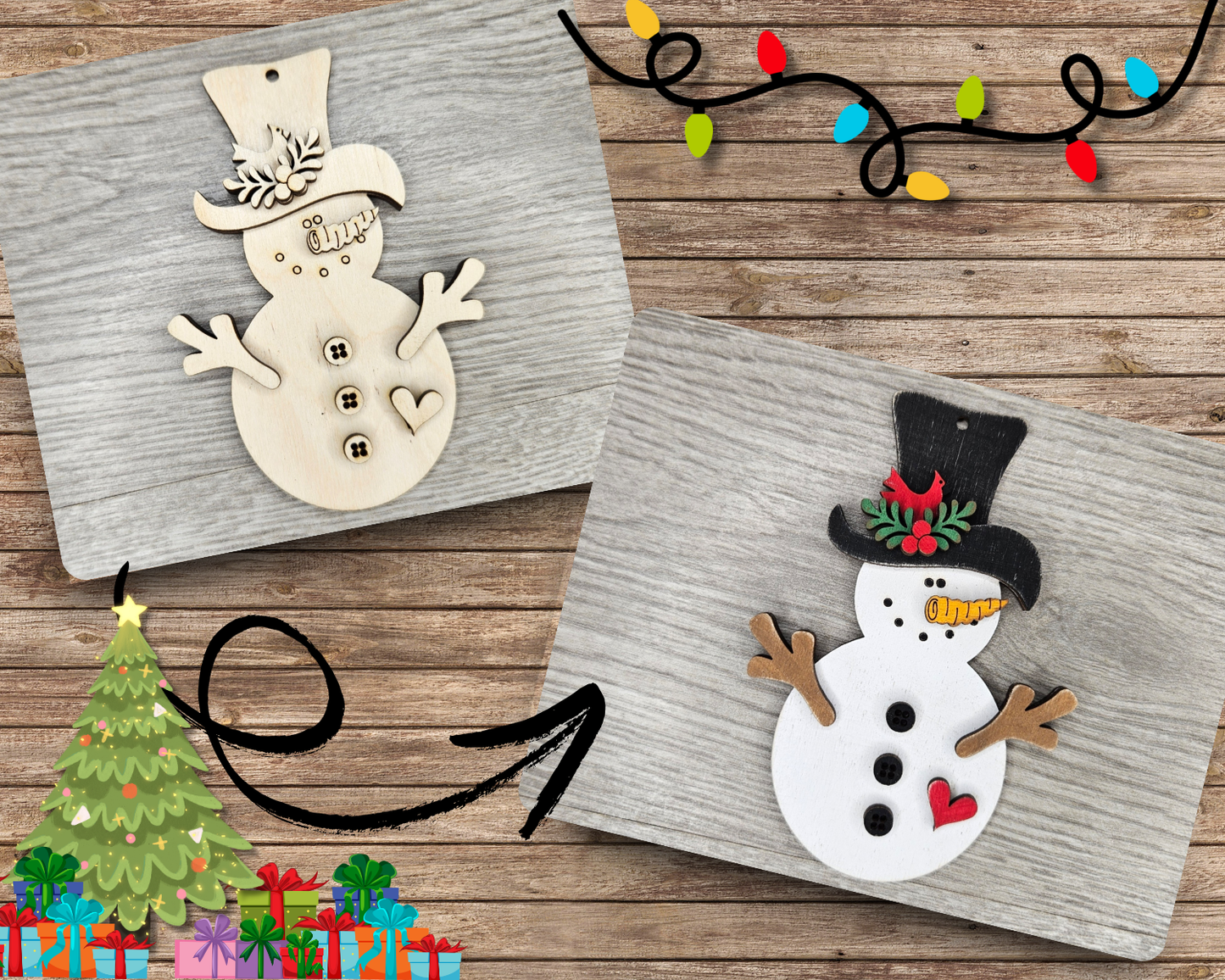 Snowman Ornament | #4324
