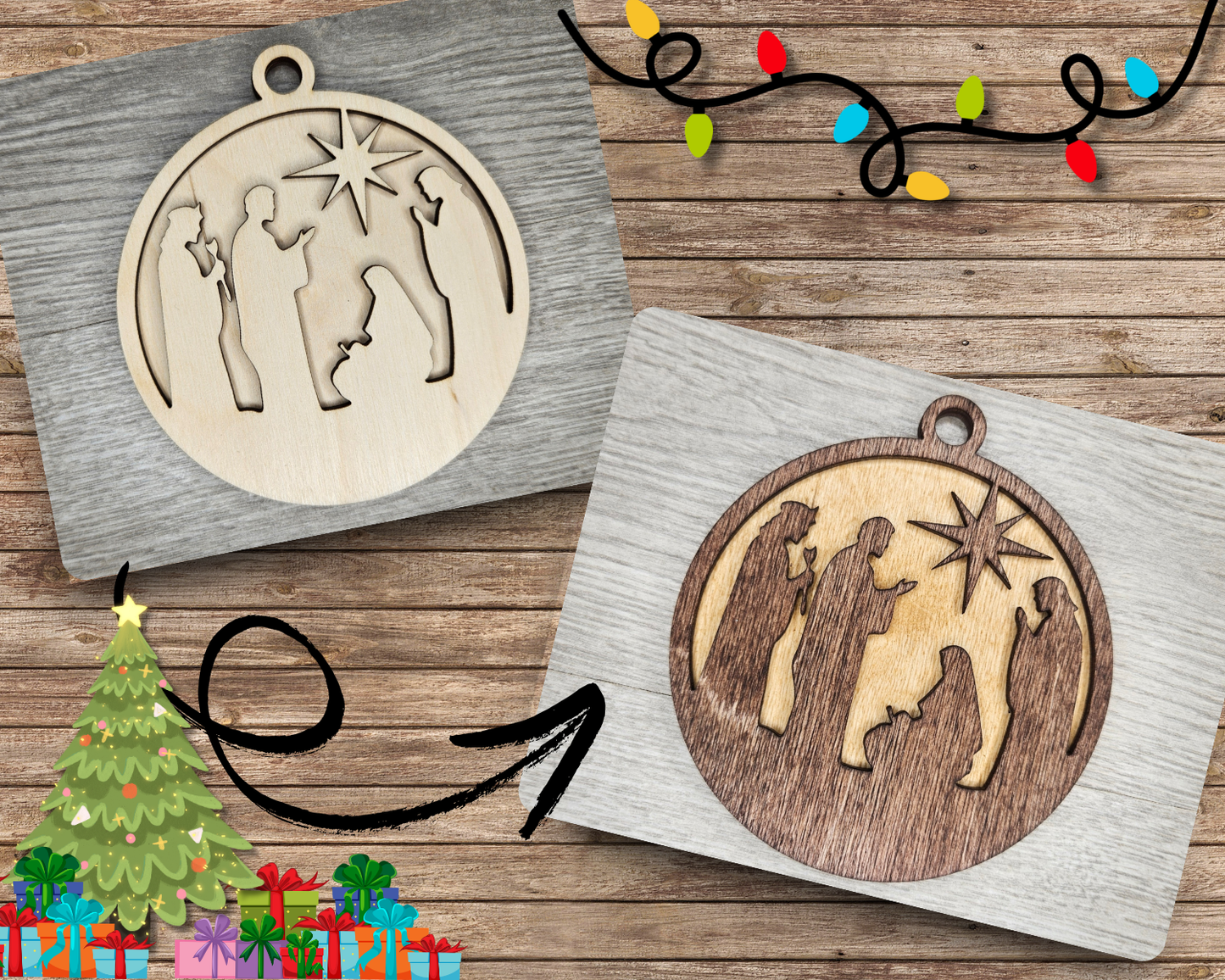 Nativity Ornament | #4404