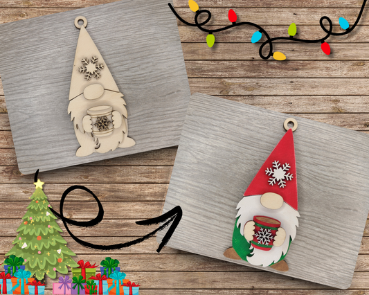 Christmas Gnome Ornament | #3839