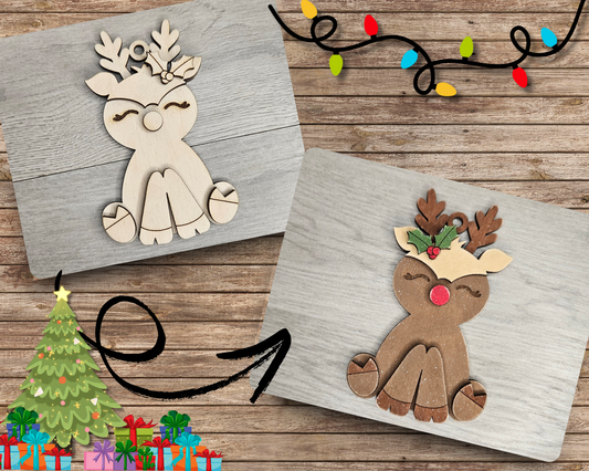 Reindeer Ornament | #4409