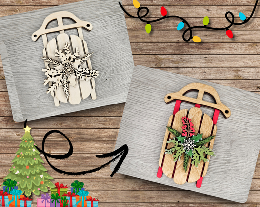 Sled Ornament | #3931