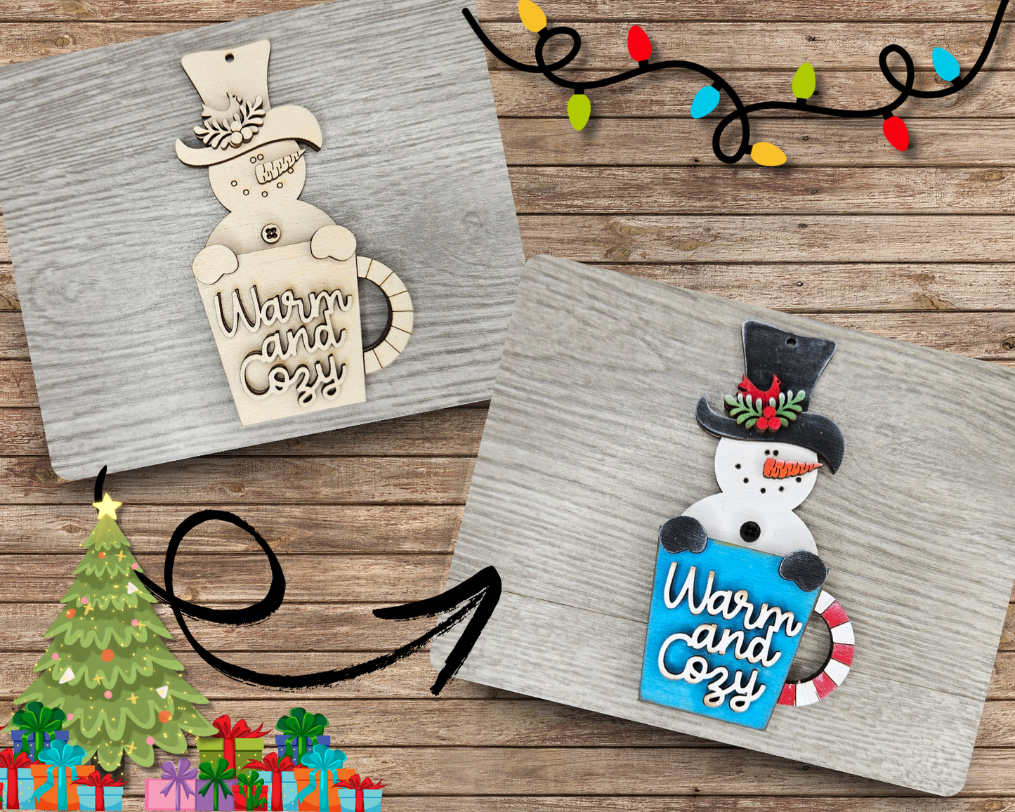 Snowman Ornament | #4323