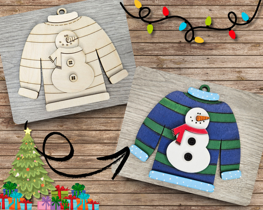 Ugly Sweater Ornament | #3814