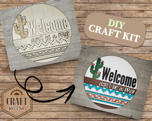 Welcome Don't be a Prick | Cactus | #4380