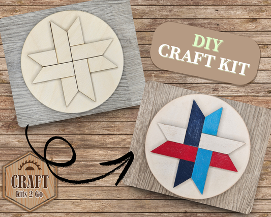 Woven Star Quilt Craft Kit | #4179