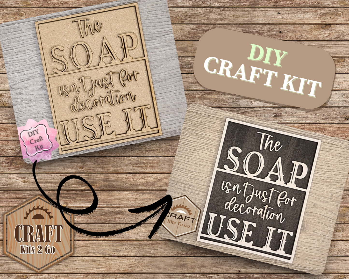Soap Bathroom Sign | #2973