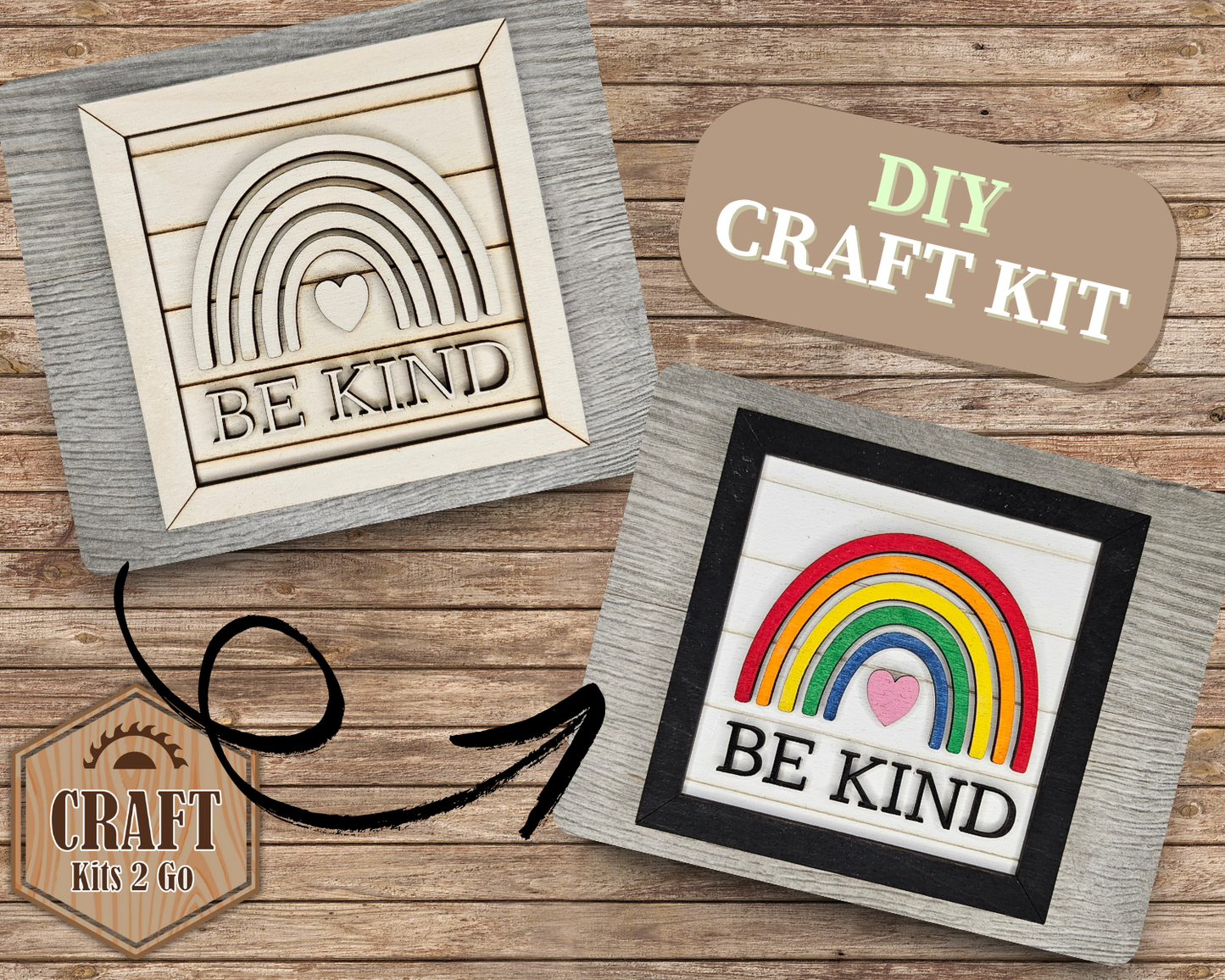 Be Kind Rainbow | #2519