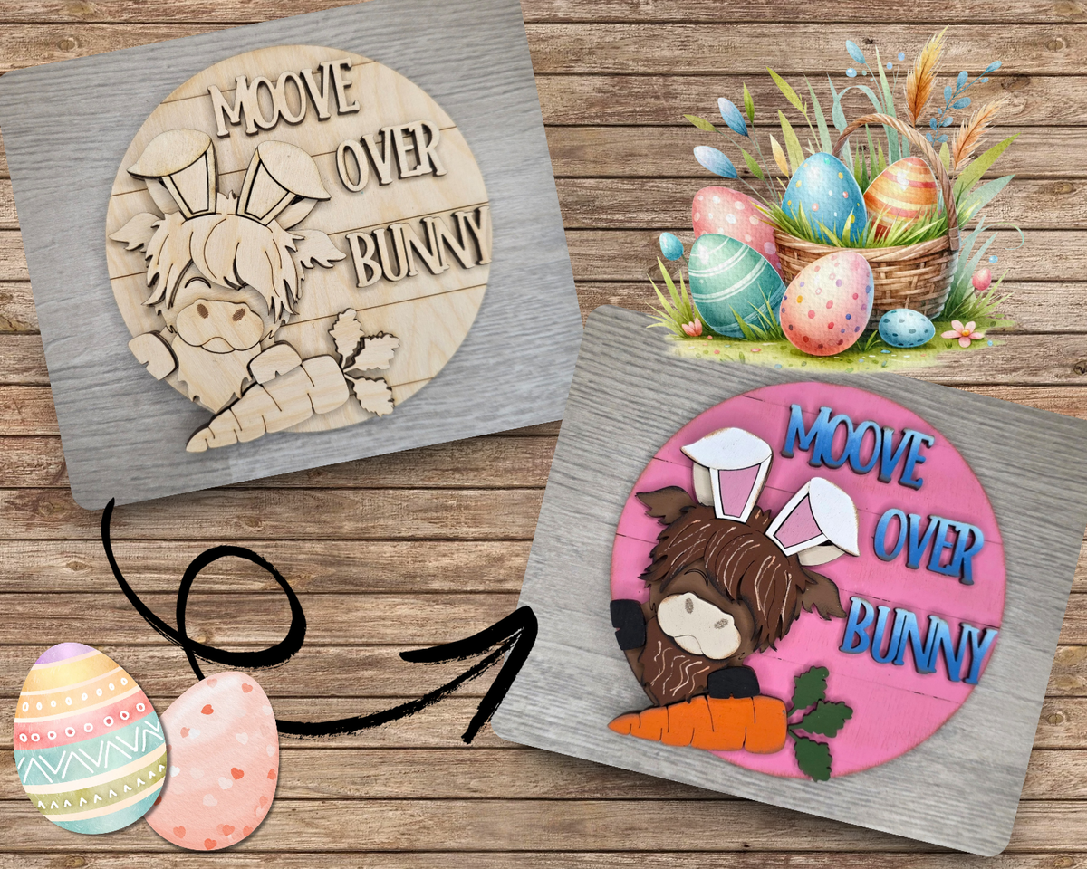Easter Highland Cow | #3520