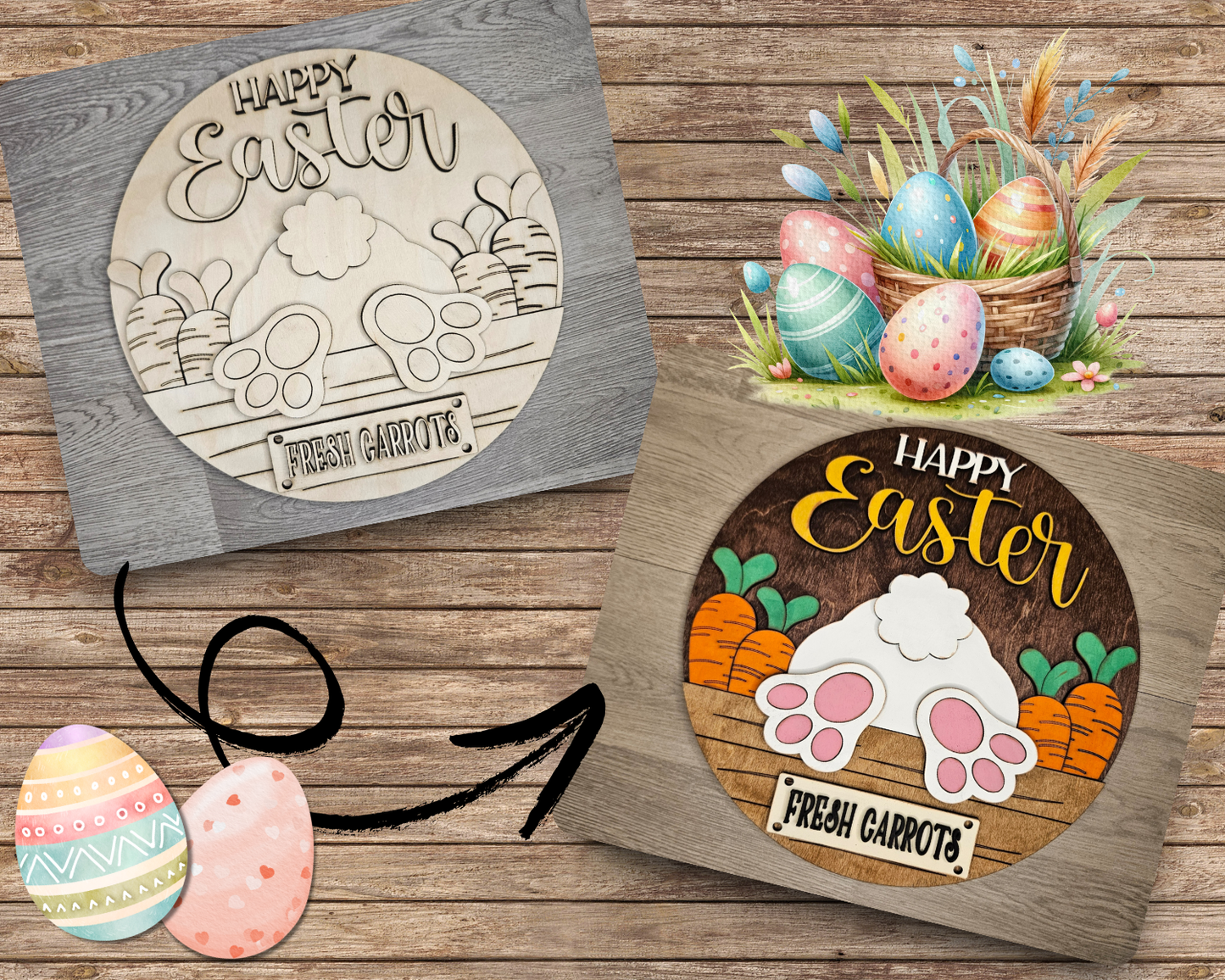 Happy Easter Bunny Butt | #3980