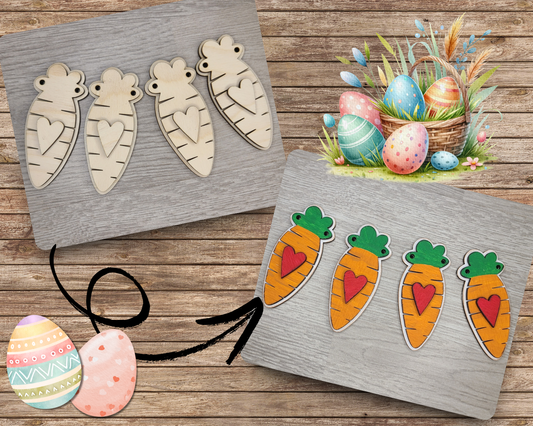 Carrot Bunting | #3622