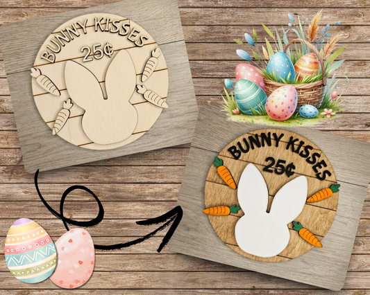 Easter Bunny Kisses Sign | #2758