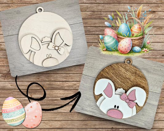 Easter Bunny Basket Tag | #4780
