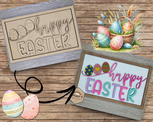 Happy Easter Sign | #3091