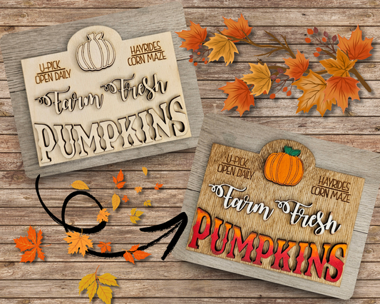 Pumpkin Patch Sign | #2960