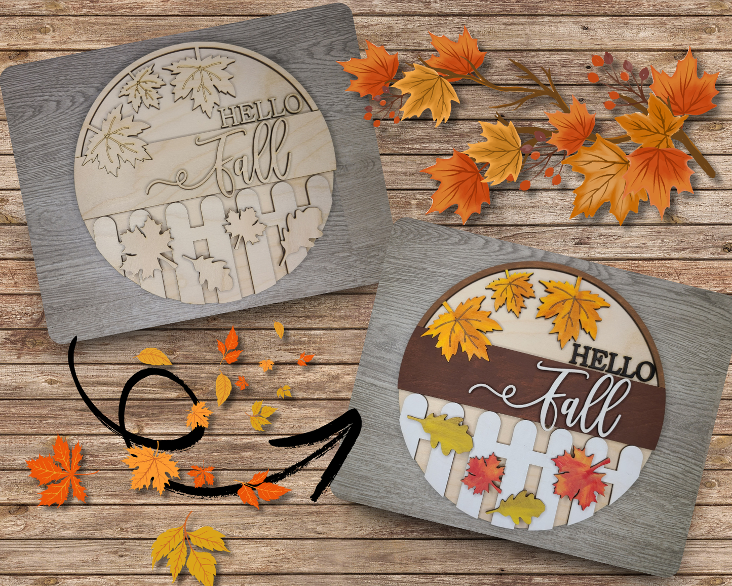 Hello Fall Sign | #3746