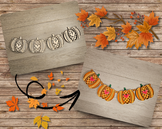 Pumpkin Sweater Bunting | #4792